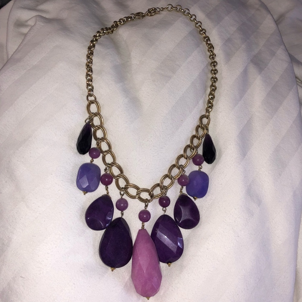 J crew inspired statement necklace